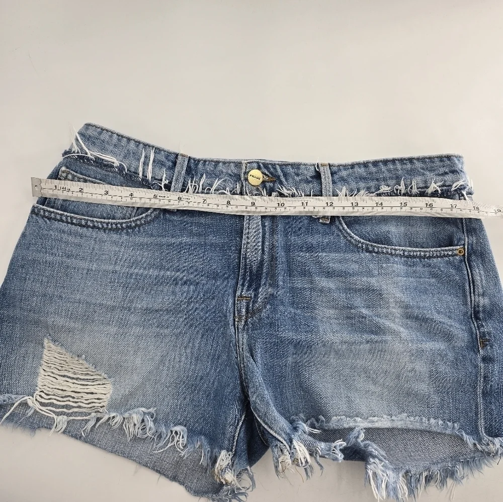 Frame denim Le Cutoff blue